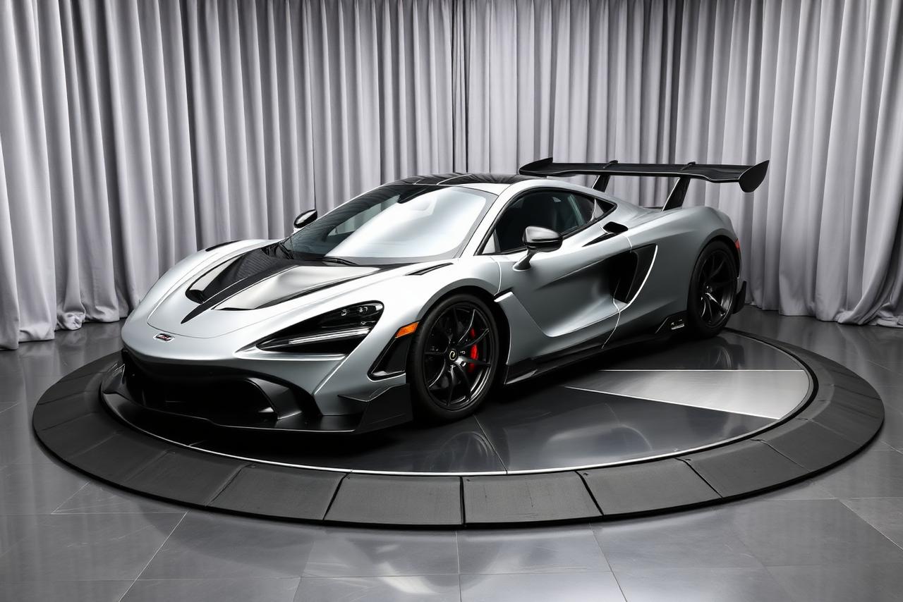 2019 McLaren Senna Chassis #197 of 500 Only 700 Miles Paris Blue Calipers
